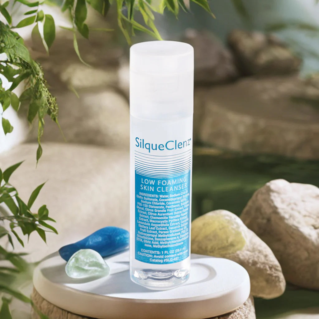 Schaumarme Reinigungslösung zur Reinigung von Epi-Derm Narbenpflaster